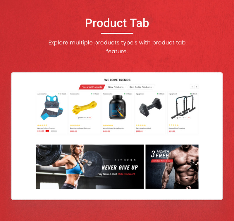 Fitness Mega Gym–Sports Extreme–营养超级 Shopify 商店