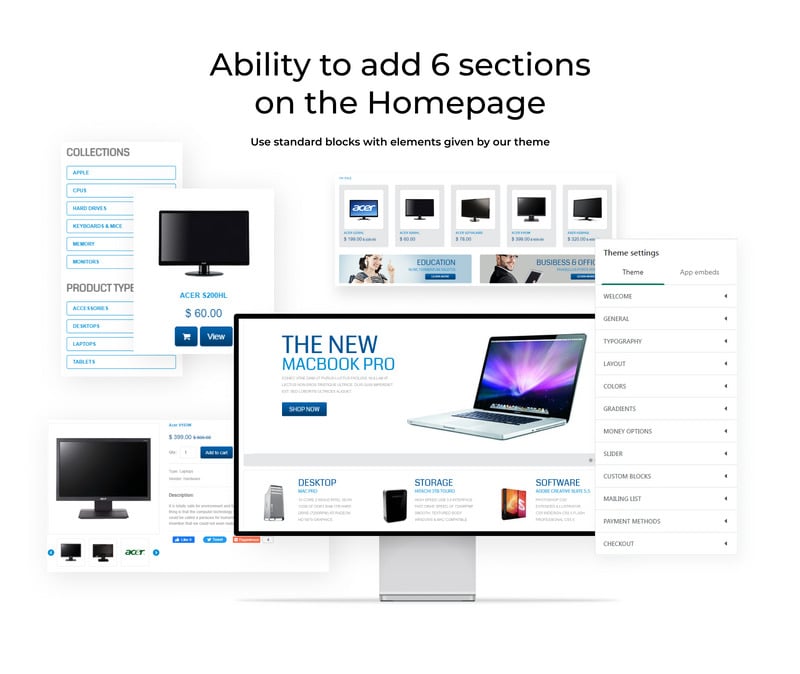 电脑商店和软件 Shopify 主题 #55072