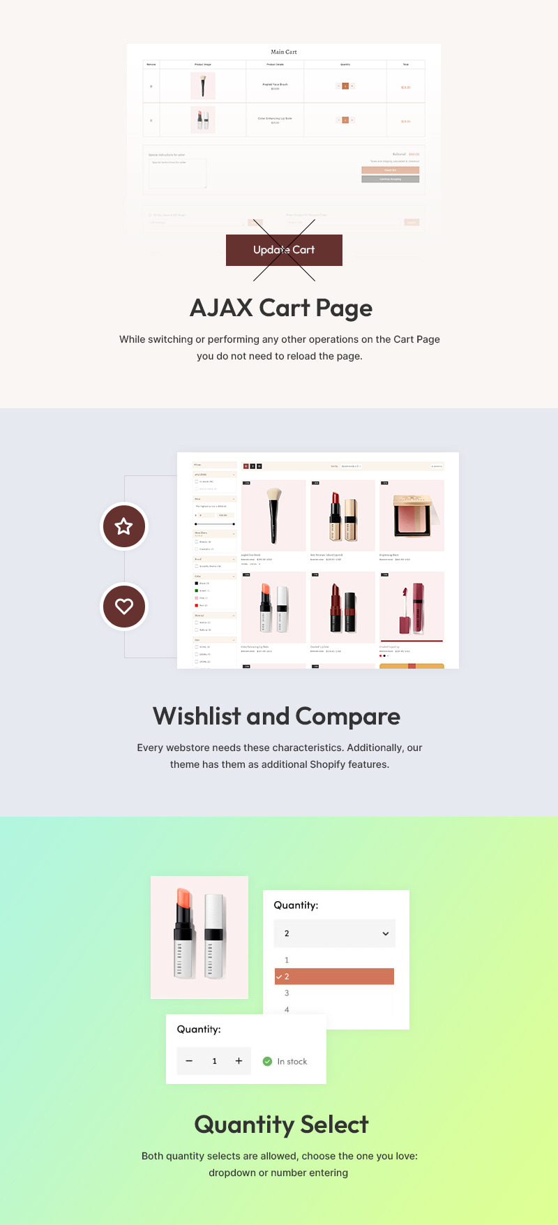 Berry Bliss - 美容化妆品商店多用途 Shopify 2.0 响应式主题