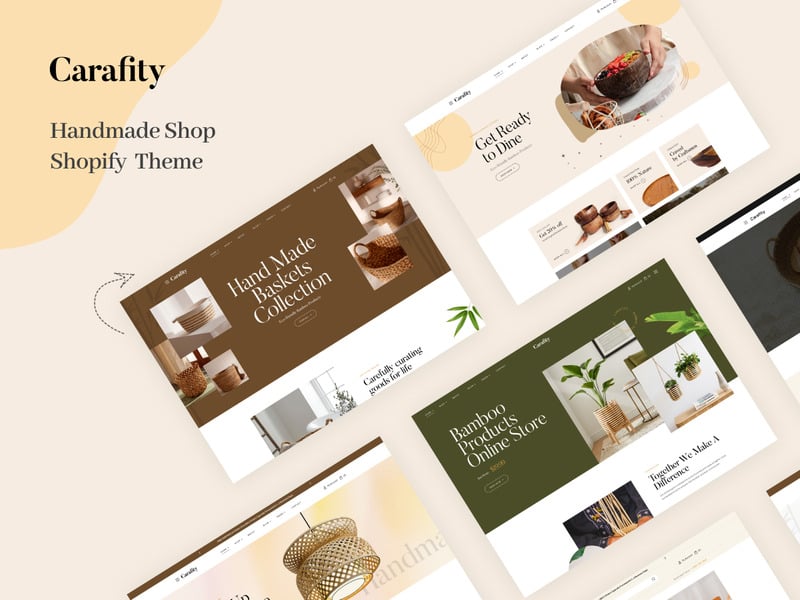 Carafity - 竹子手工 Shopify 主题 #350095