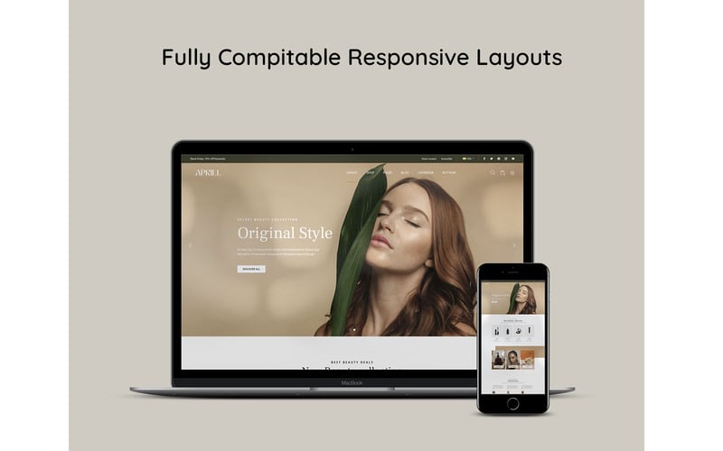 Aprill - 美容店 Shopify 主题 #346336