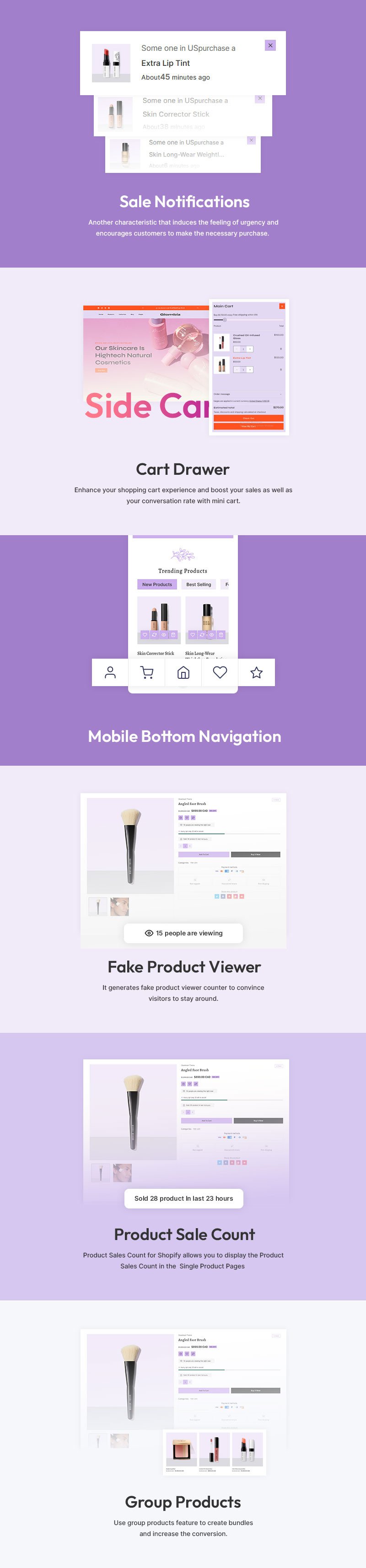 Glambiz - 美容、化妆品和护肤品多用途 Shopify 2.0 响应式主题