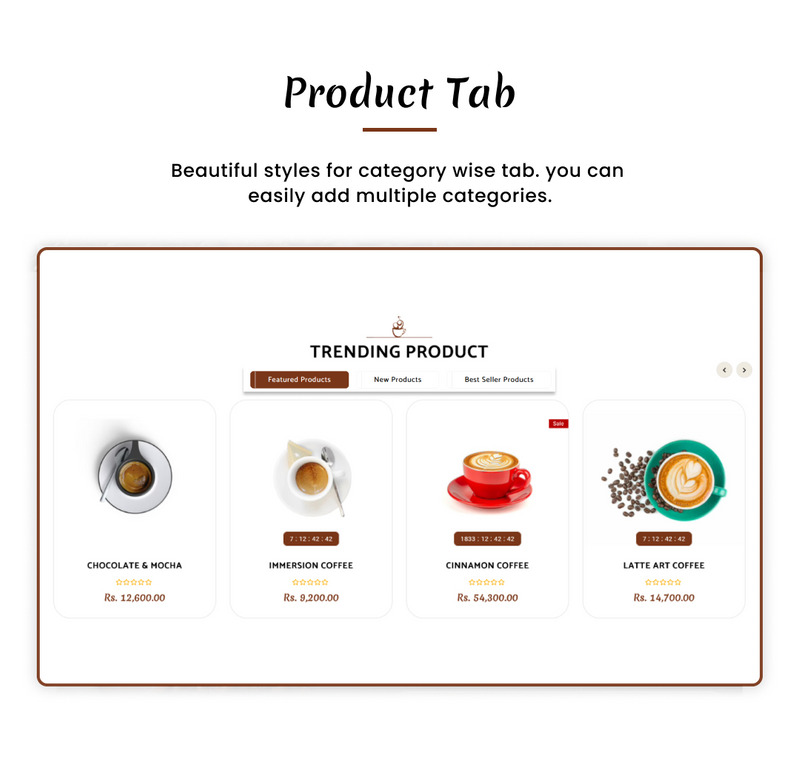 Cafeley VIP Mega Coffee–Tea Nature Shopify 2.0 主题。