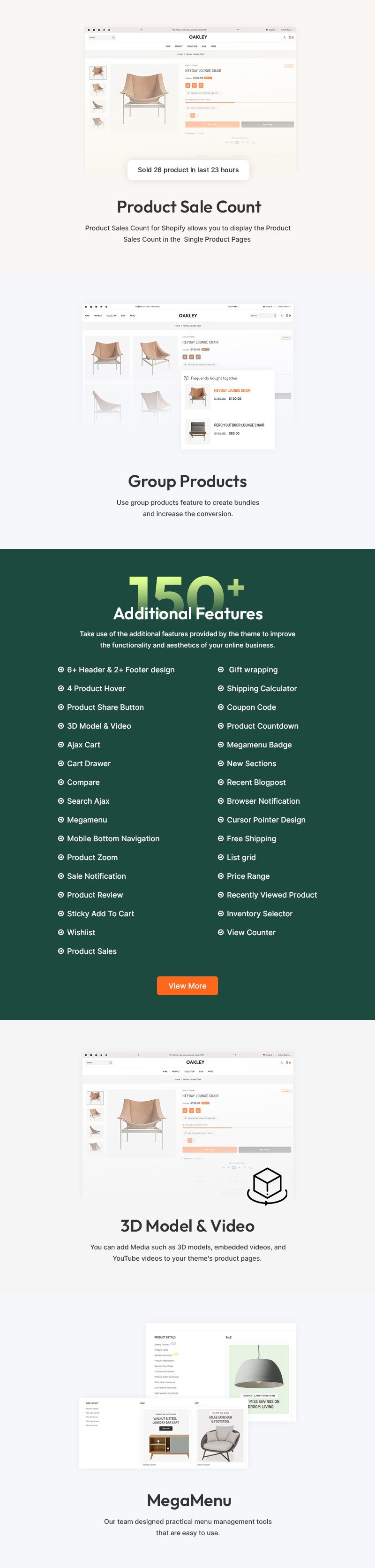 Oakley - 家居家具和室内装饰店多用途 Shopify 2.0 响应式主题