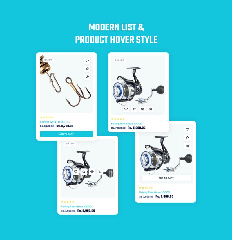 FishHunt - 钓鱼和武器装备店多功能 Shopify 2.0 响应式模板