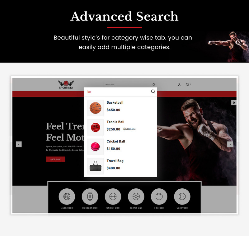 Sportista - Mega Sports Shopify 2.0 主题