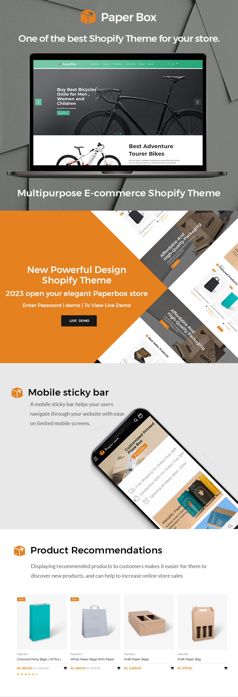 Paperbox Printing - 牛皮纸书 Shopify OS 2.0 主题