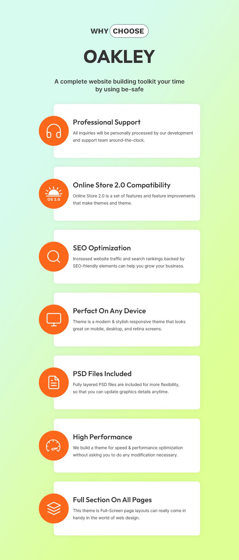 Oakley - 家居家具和室内装饰店多用途 Shopify 2.0 响应式主题