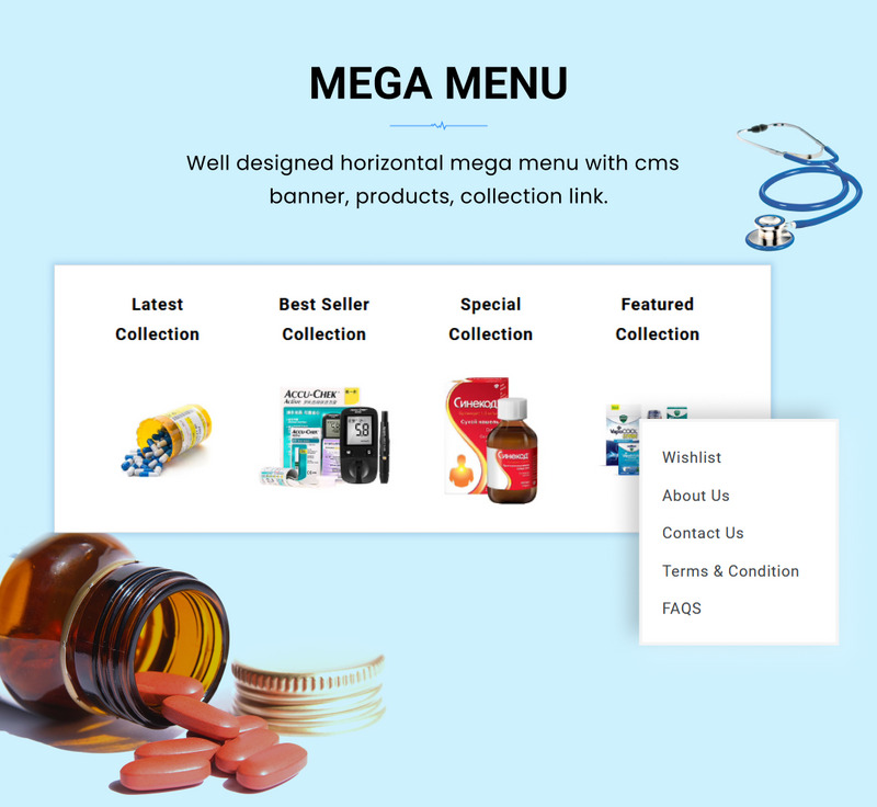 Medico Mega Medicine–Drug Pharmacy Shopify 2.0 高级响应主题