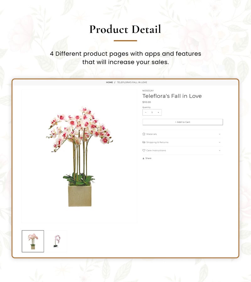 Flowshop - 超级花卉 Shopify 2.0 超级主题 #282875