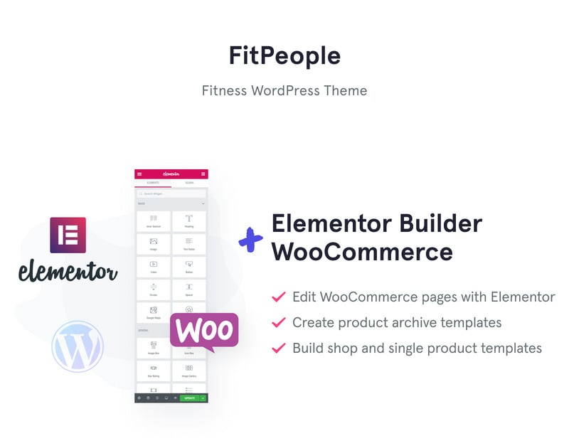 FitPeople-Fitness WordPress Elementor主题