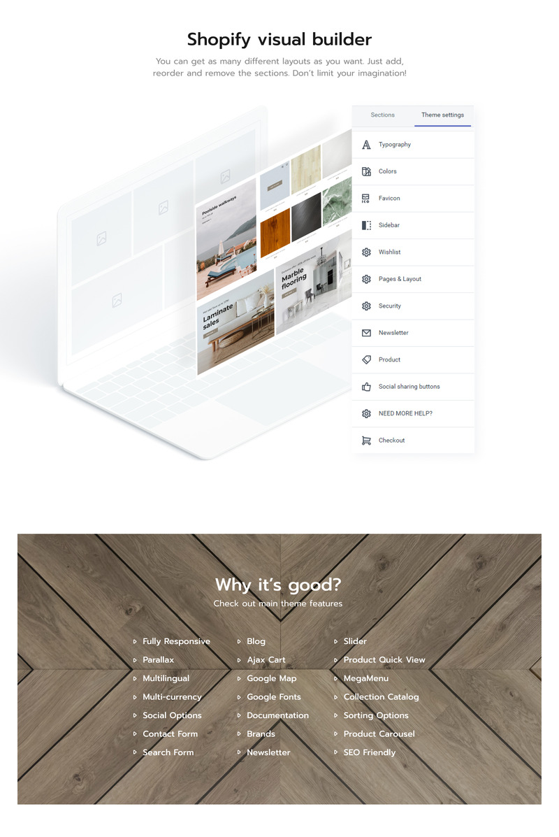 Ledeck - Shopify 地板材料电子商务主题 #202582