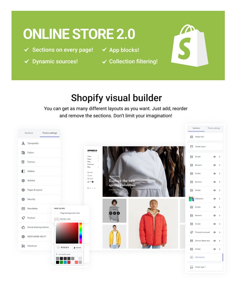 Apparelix Construction, Shopify 建材商店主题