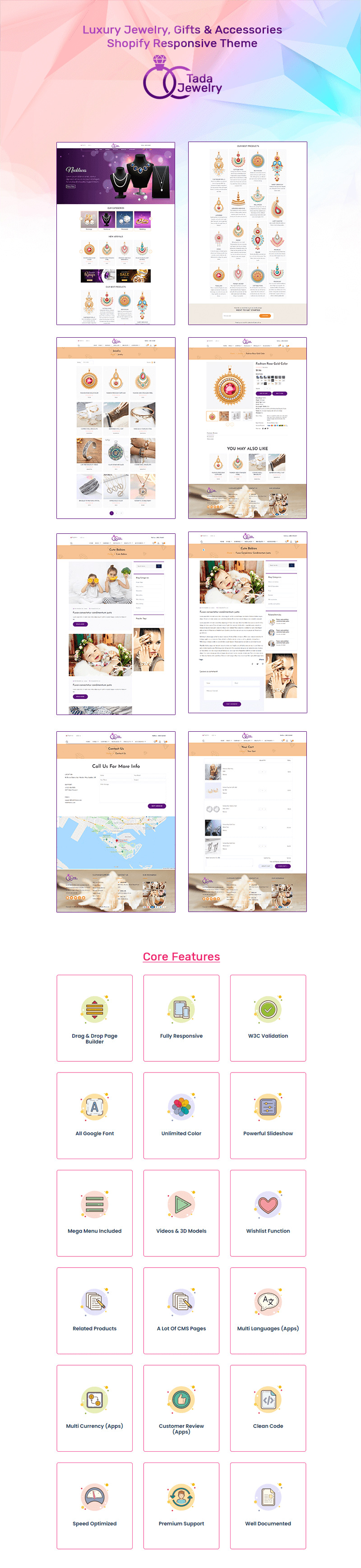 TadaJewelry-豪华响应式Shopify主题 #173898