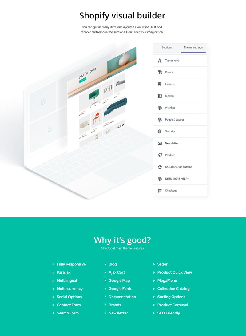 Roset-响应式家具和室内设计Shopify主题 #179407