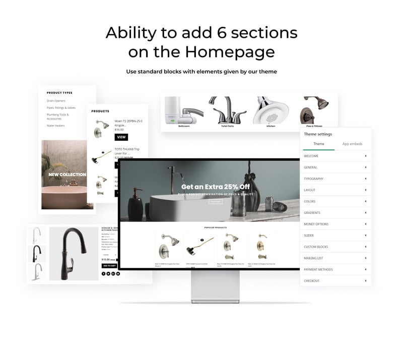 水暖用品-水暖用品商店Shopify主题 #73980