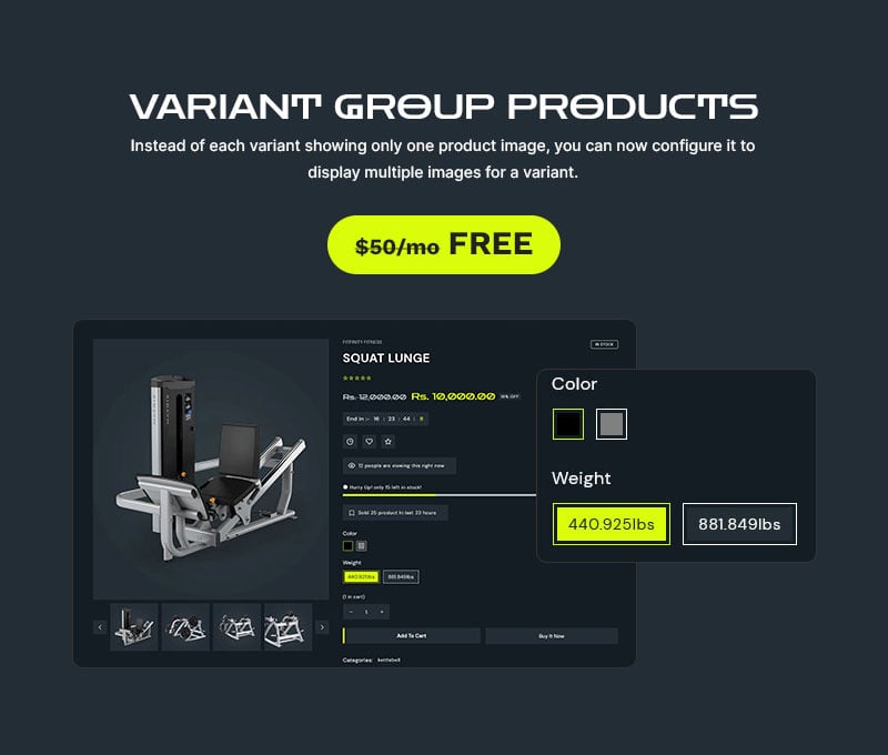 Fitfinity - 健身器材和运动时尚商店 Shopify 2.0 响应式主题