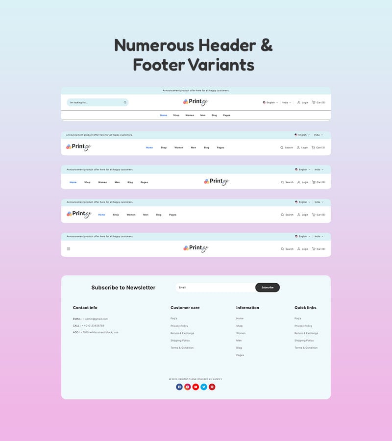 Printgo - T 恤打印时尚商店多用途 Shopify 2.0 响应式主题