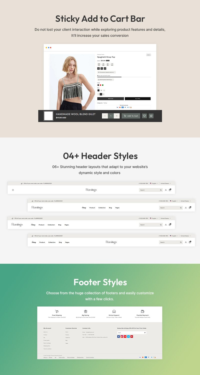 Flamingo - 高级时尚 Shopify 2.0 响应式主题 #374297