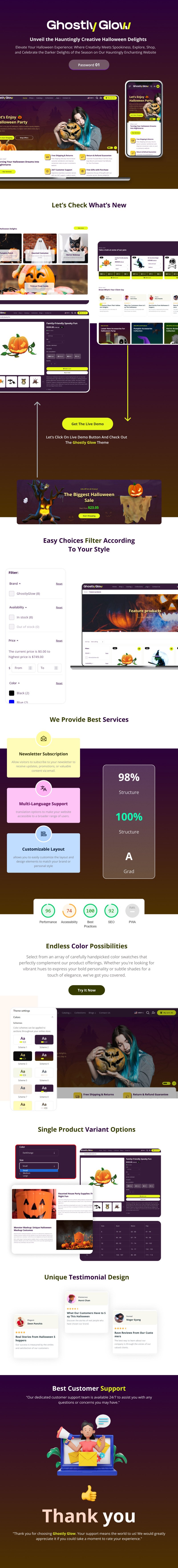 Ghostly-glow-万圣节派对和圣诞节庆祝活动 Shopify 2.0 主题