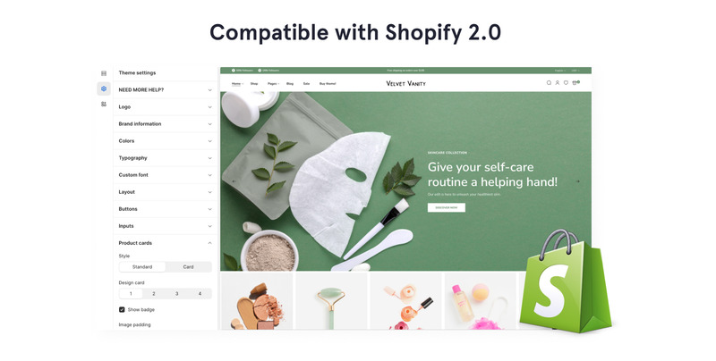 Velvet Vanity - 化妆品店清洁在线商店 2.0 Shopify 主题