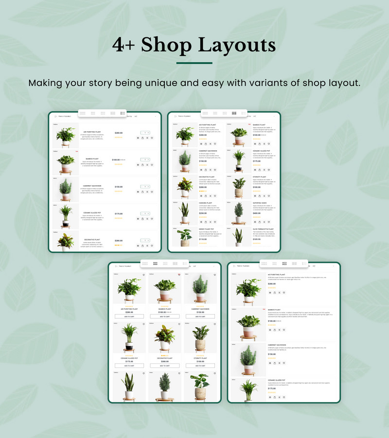 Planticy Nursery–室内和房屋–家具 Shopify 2.0 高级响应主题