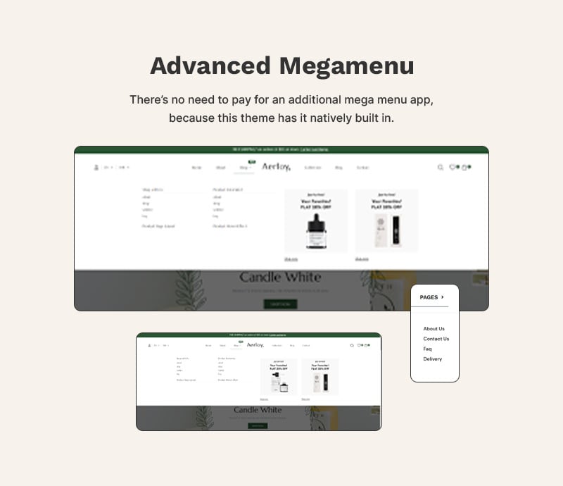 Aeroloy - 化妆品和配饰高级 Shopify 2.0 多功能响应式主题