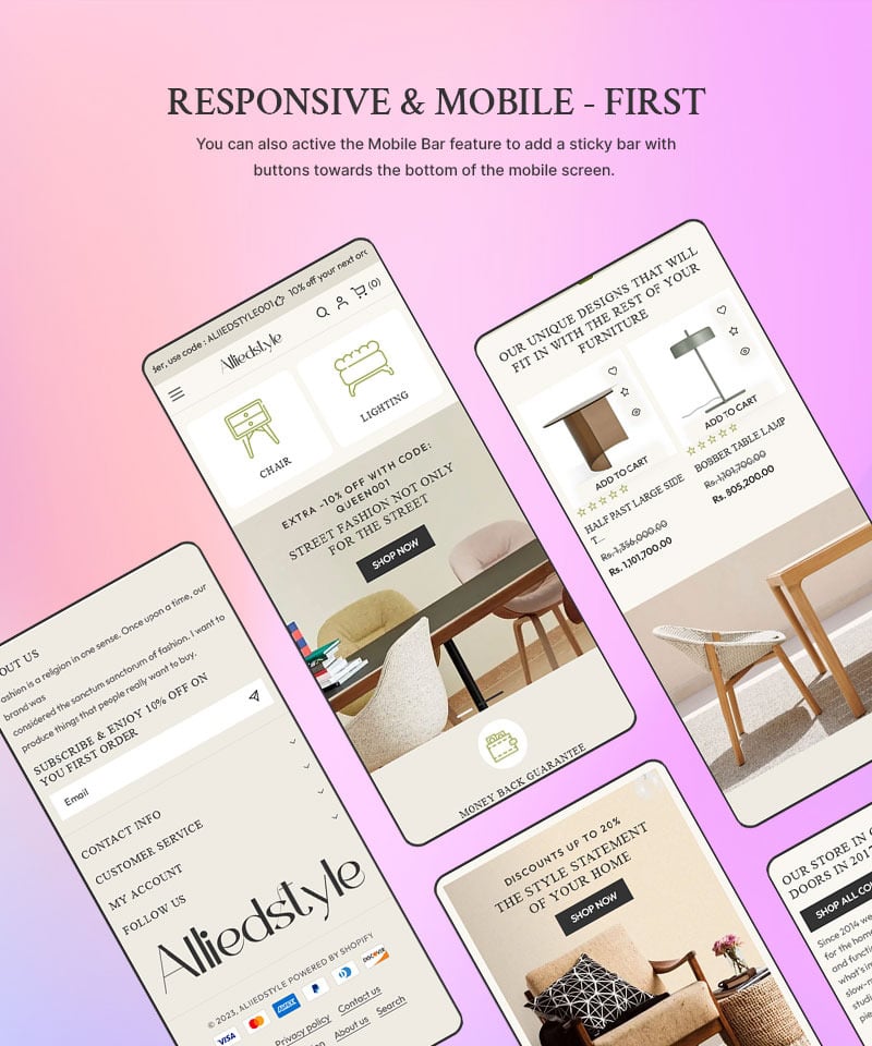 Aliiedstyle - 高级家具和家居装饰 Shopify 2.0 响应式主题