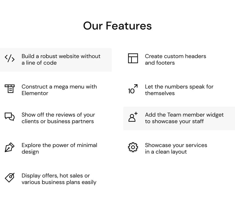 Meltony - 适用于任何企业的极简主义 WordPress 主题 #71806