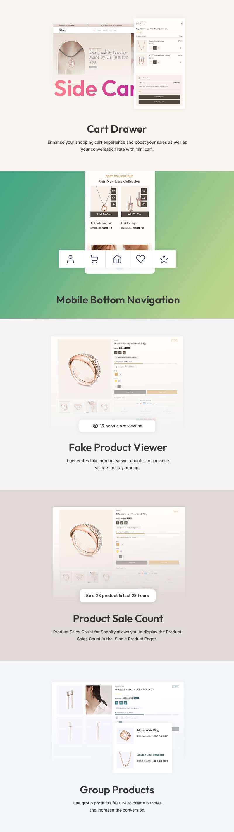 Glitter - 珠宝店 Shopify 2.0 响应式主题 #388650