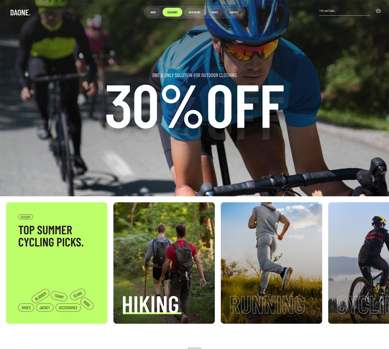 Daone Trekking 和 Sport Shopify 主题 #404009