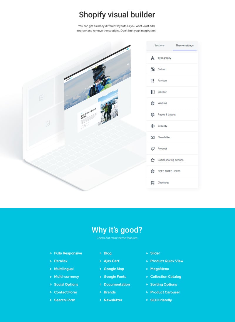 SportMax- 响应式极限运动装 Shopify 主题 #186146