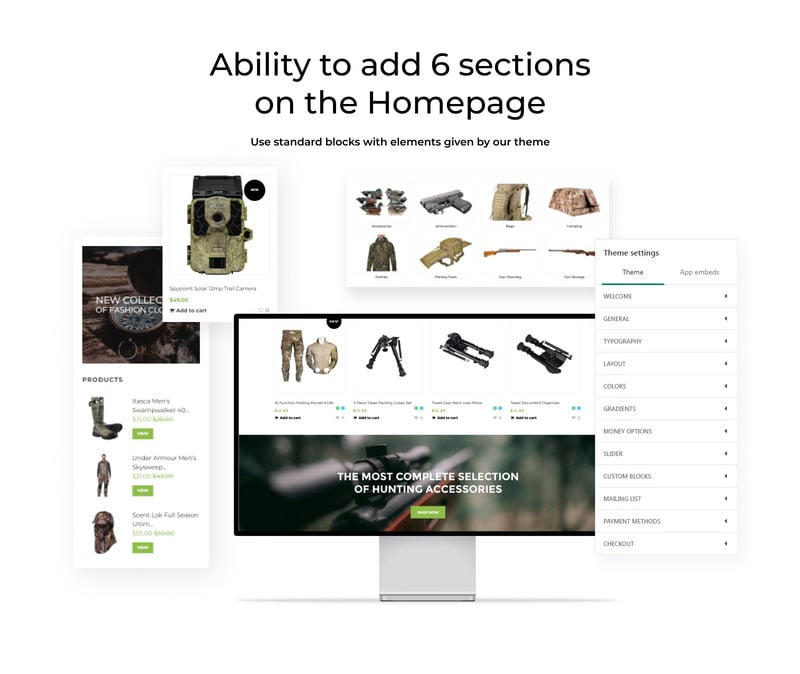 大型狩猎-狩猎商店Shopify主题 #74088