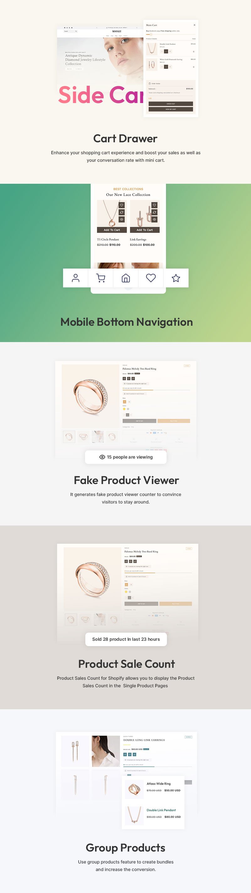 Moonlit - 现代珠宝店 Shopify 2.0 响应式主题 #405871
