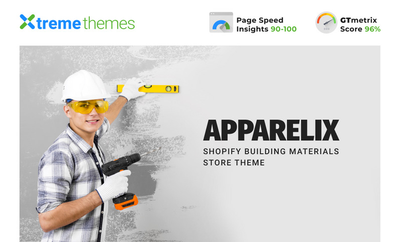 Apparelix Construction, Shopify 建材商店主题
