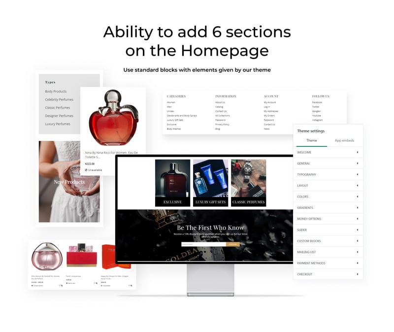 香水-香水敏感的奢侈品Shopify主题 #76331