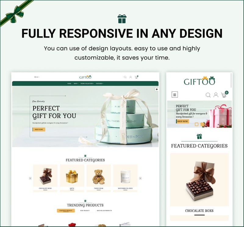 Giftoo - 超级礼品 Shopify 2.0 主题 #284627