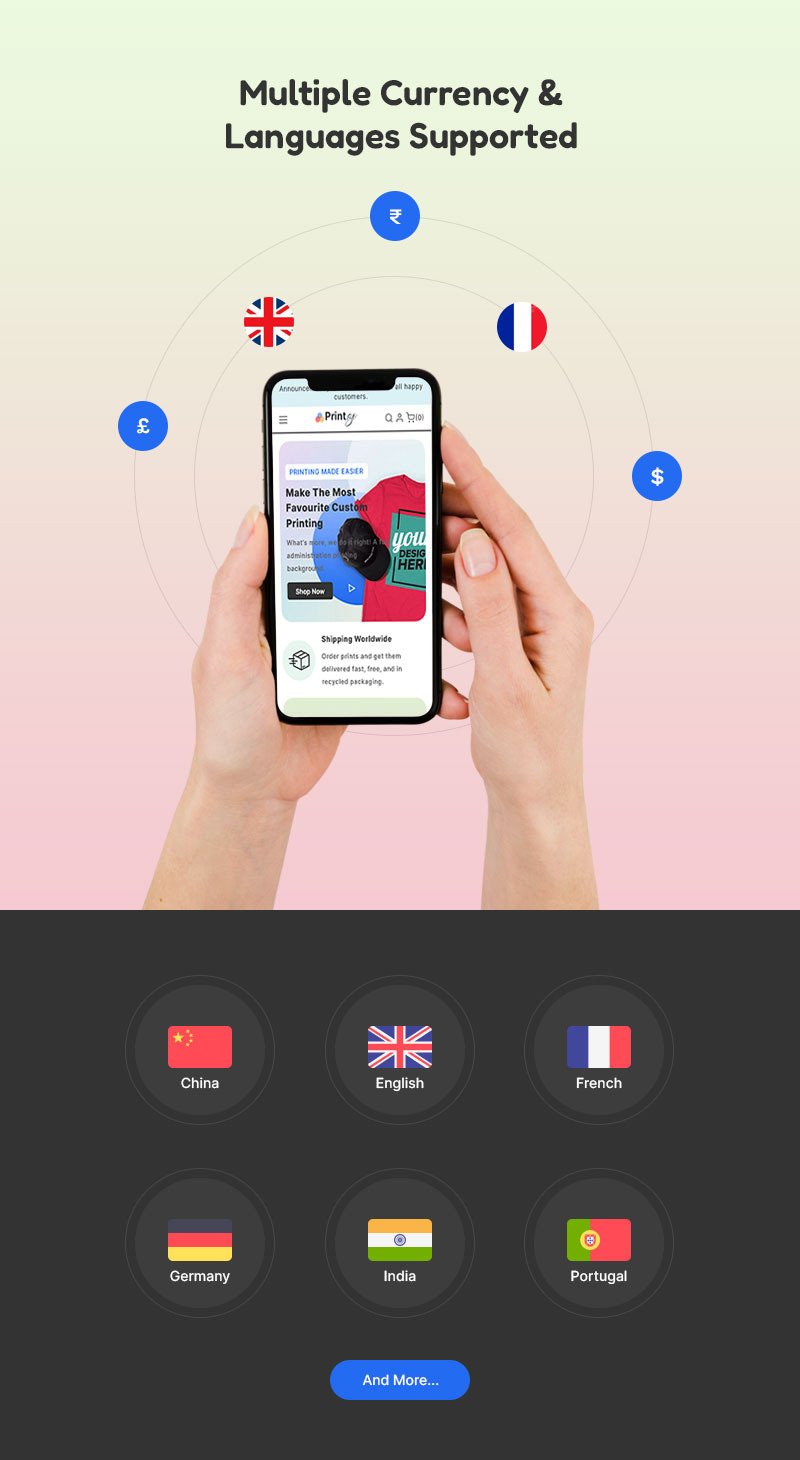 Printgo - T 恤打印时尚商店多用途 Shopify 2.0 响应式主题