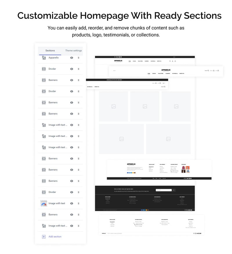 Apparelix Caviar Store Shopify 主题 #191351