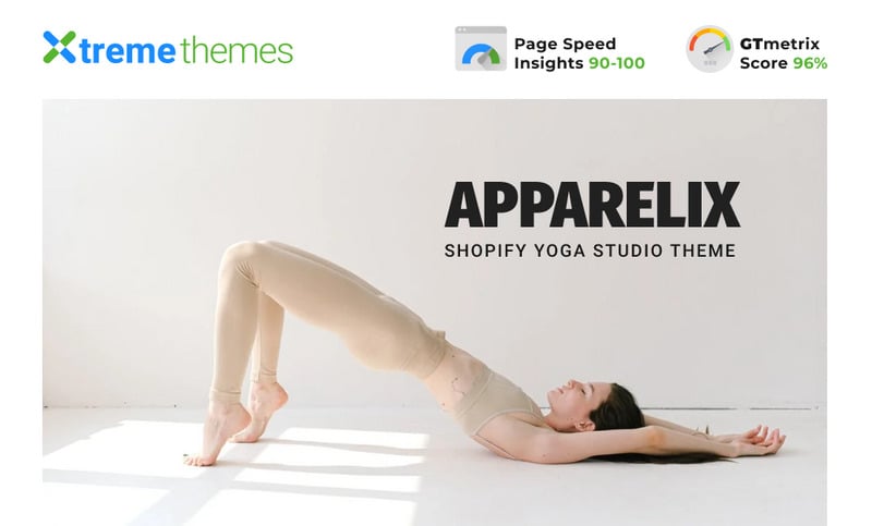 Apparelix Shopify 瑜伽工作室主题 #270065