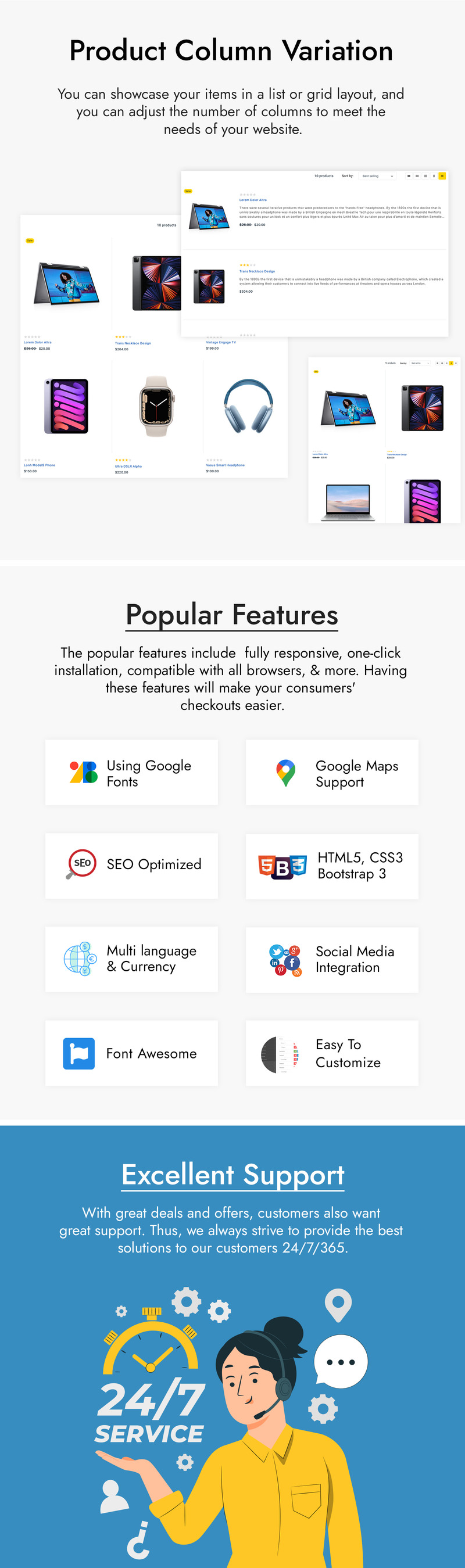 Techhike - 多功能电子商店 Shopify 主题 #299882