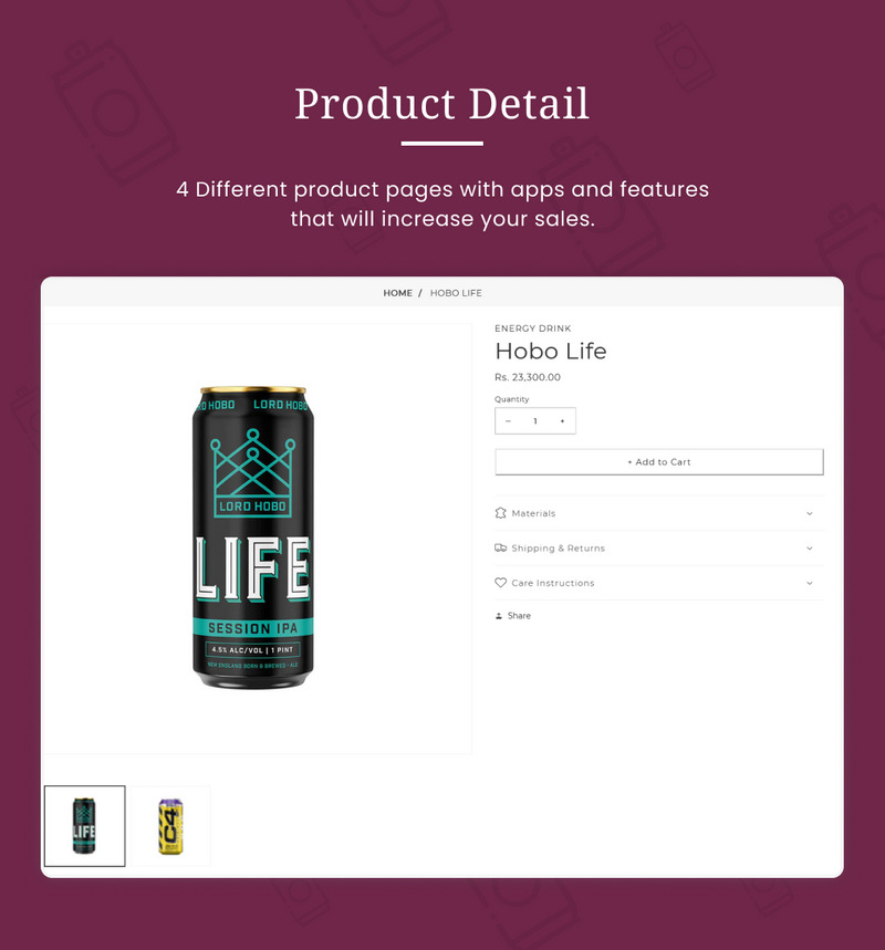 Go Drink - Mega Drinks Shopify 2.0 响应式主题