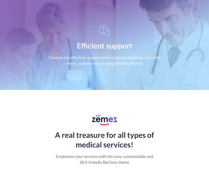 BeClinic - 多用途医疗清洁 WordPress 主题 #58654