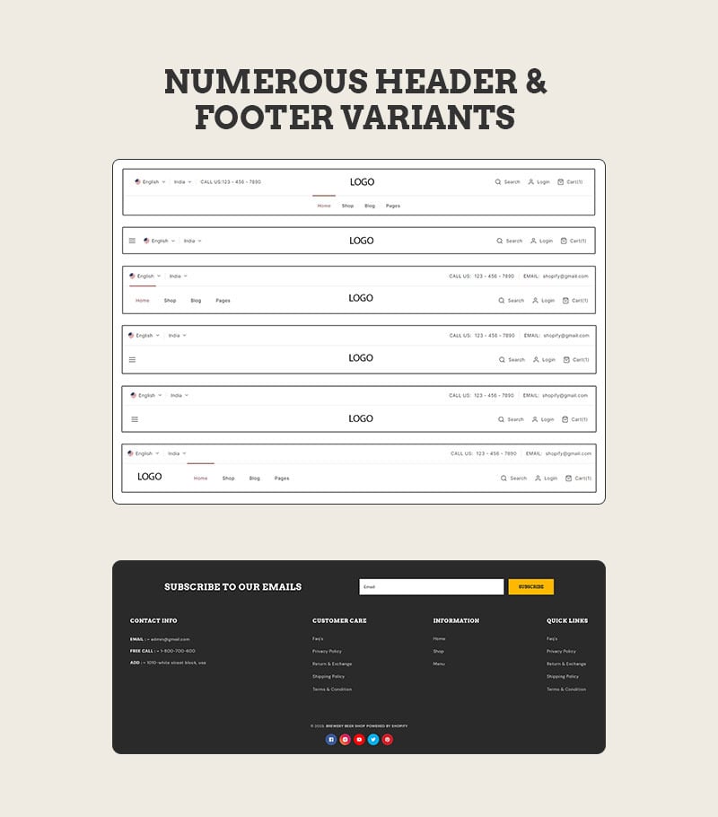 啤酒厂 - 酒精、啤酒和葡萄酒商店多功能 Shopify 2.0 响应式主题