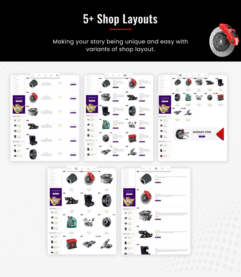 Shoppica Mega Spare–Parts Cars Shopify 2.0 高级响应主题