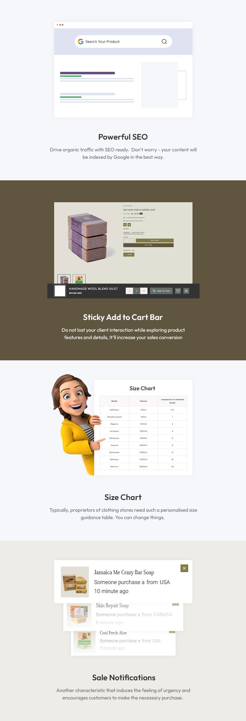 Soapy - 手工制作的肥皂和大豆蜡烛商店多用途 Shopify 2.0 响应式主题