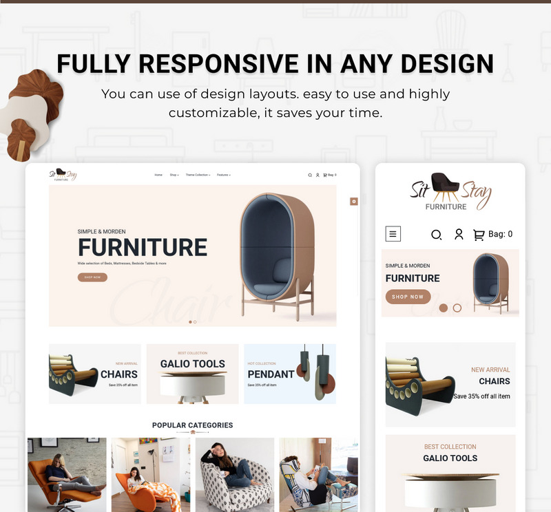 Sit Stay - Mega Furniture Shopify 2.0 响应式主题