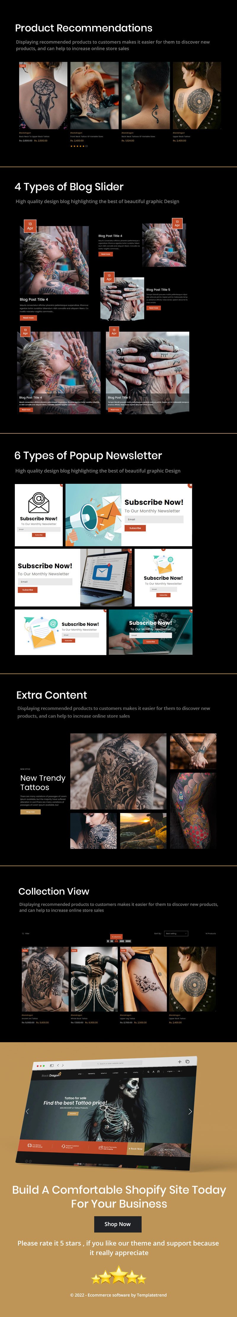 Blackdragon Tattoo - Artwork Black Tats Body Art Shopify 2.0 主题