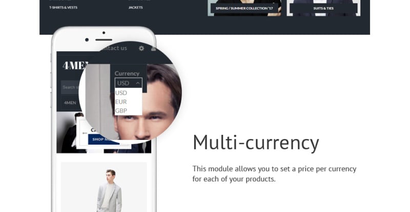 4Men-男士时尚Shopify主题 #62486