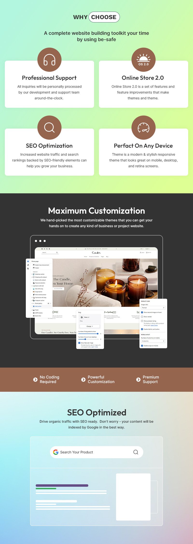 Cavalex - 蜡烛商店 Shopify 2.0 响应式主题 #409665